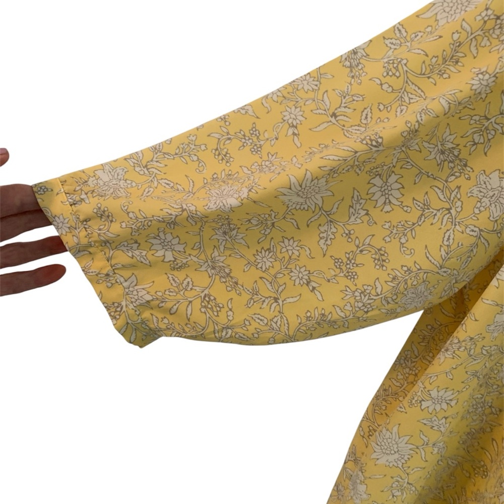 ROSE AND OLIVE PLUS SIZE 3X WOMEN’S
TOP YELLOW & WHITE - Picture 5 of 6